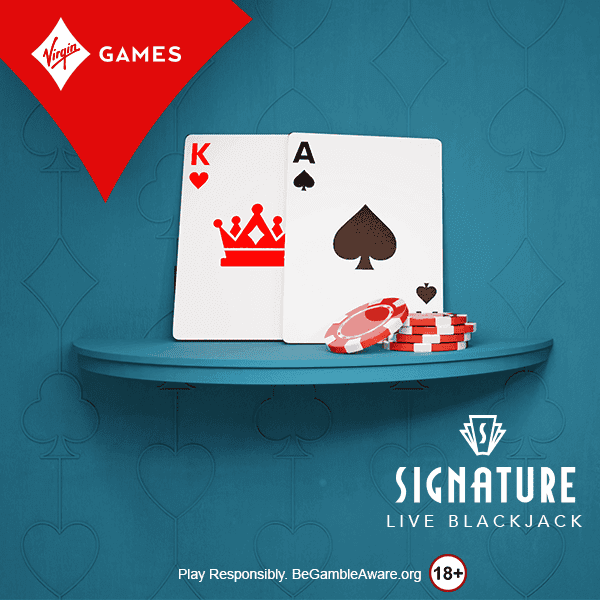 Virgin Games Live Blackjack Ad