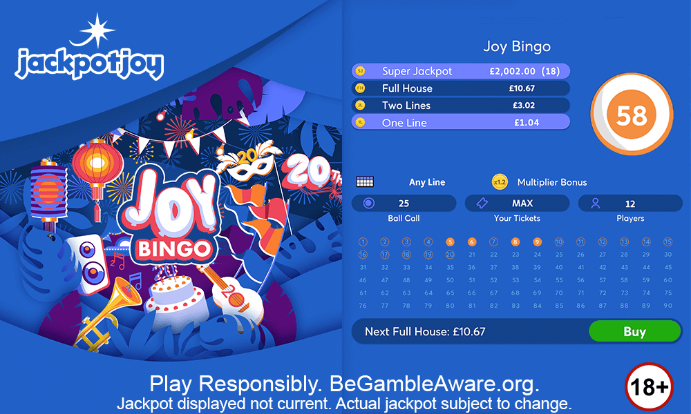 Jackpot Joy Bingo Ad