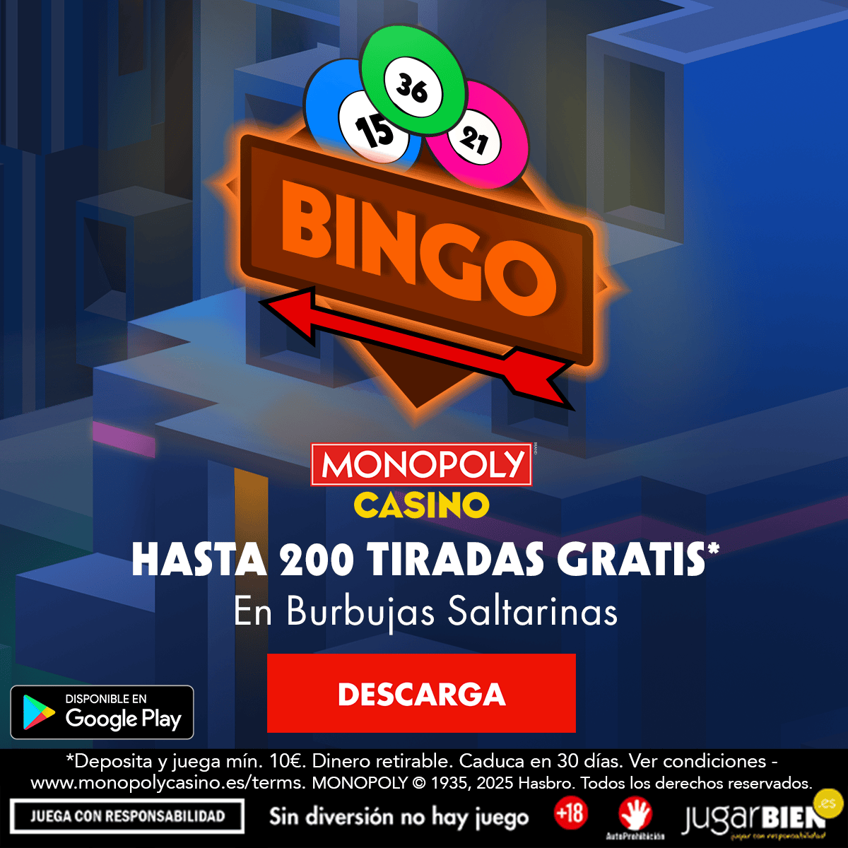 Monopoly Casino Spain Ad