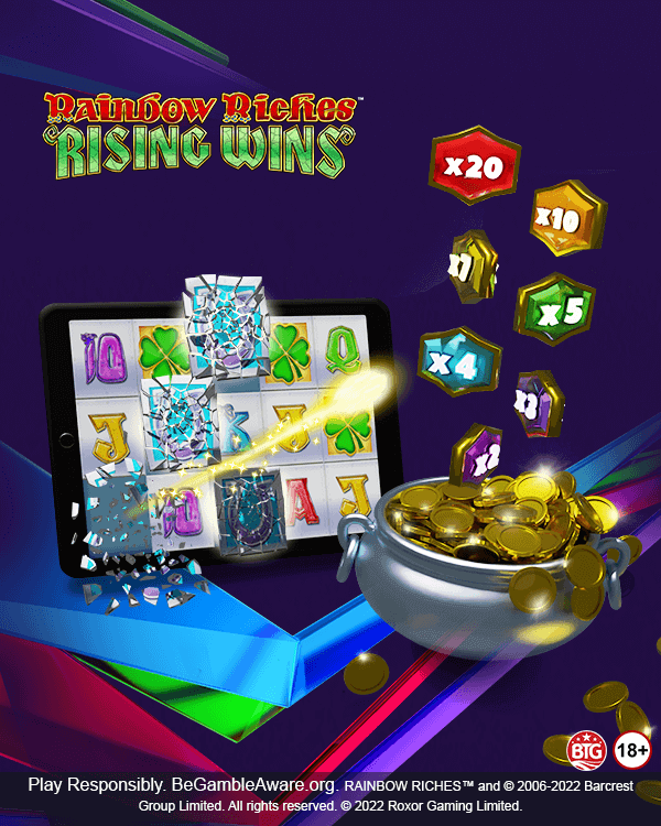 Rainbow Riches Rising Wins Ad